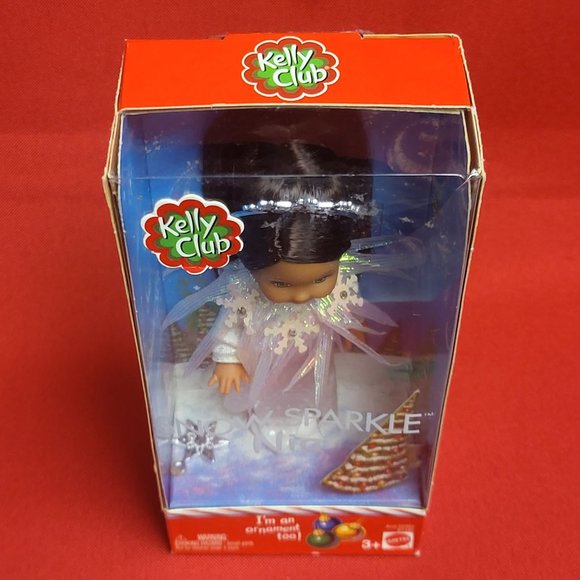 Kelly Doll Barbie Snow Sparkle Nia Doll Ornament Mattel 2003 - Picture 5 of 13